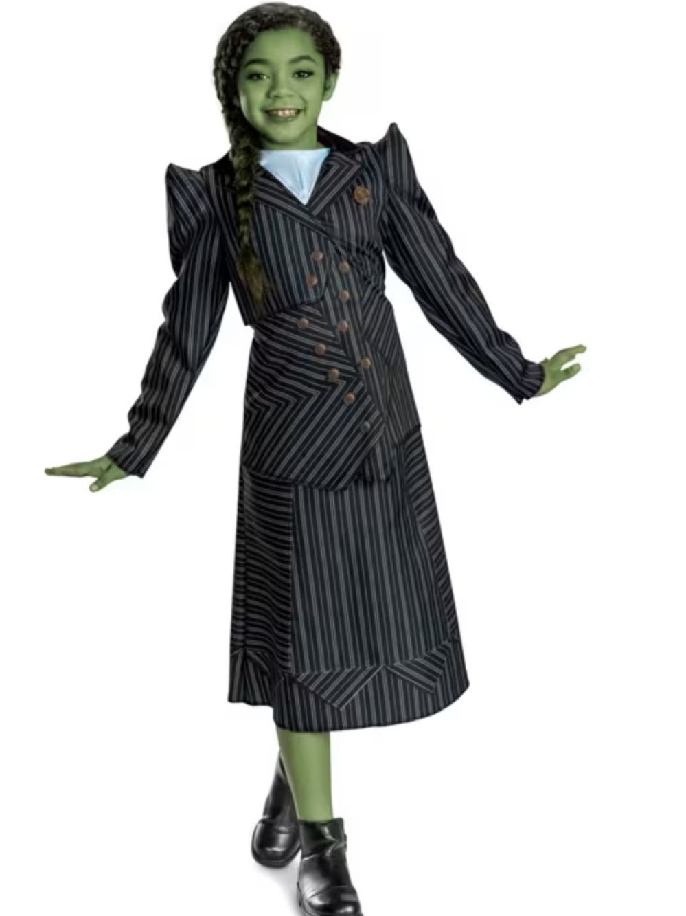 Wicked Elphaba Shiz University school Child Costume NEW S 4-6 M 7-8 L 10-12